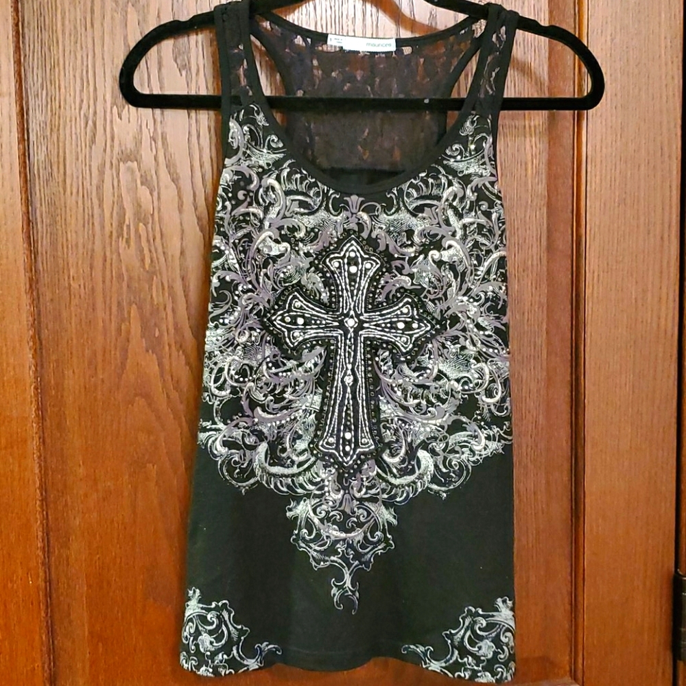 Maurices Bling Tank Top